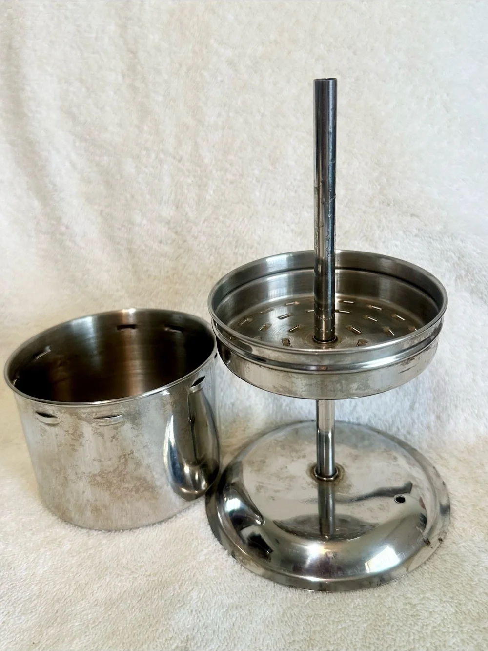 Arcosteel Stainless Steel Stovetop Coffee Percolator Vintage 18/10 Pot Camping